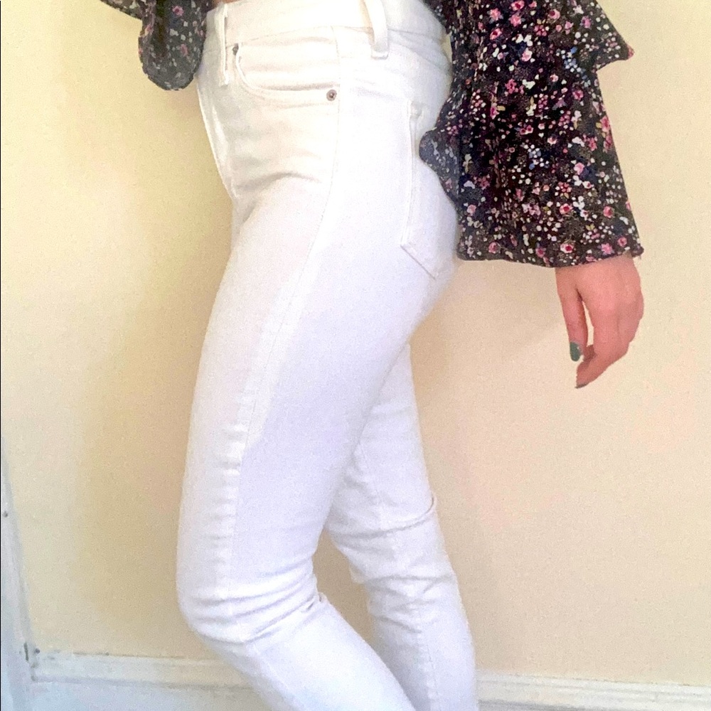 White J Crew Skinny jeans
